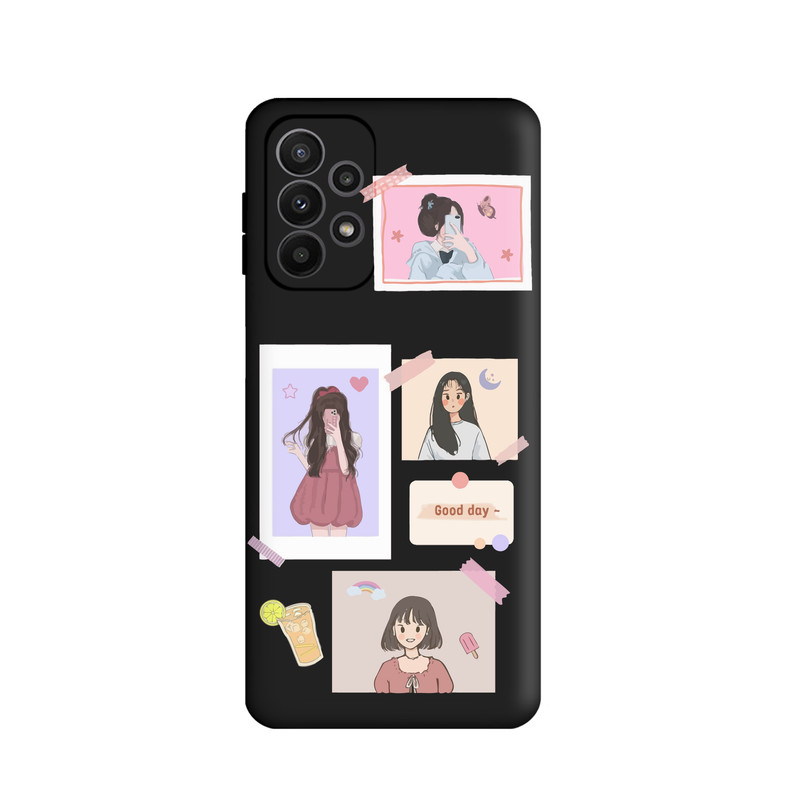 کاور طرح عکس دخترانه کد FF103 مناسب برای گوشی موبایل سامسونگGalaxy A73
