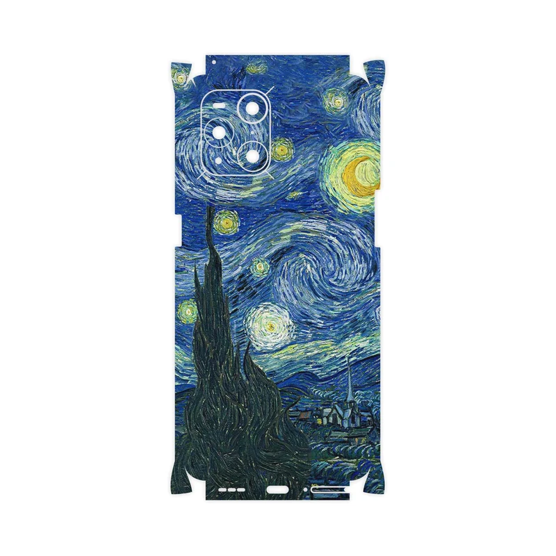 برچسب پوششی ماهوت مدل The Starry Night of van Gogh-FullSkin مناسب برای گوشی موبایل اپو Find X3 Pro