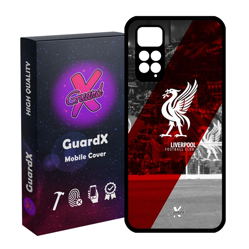 کاور گارد ایکس طرح Liverpool مدل Glass10045 مناسب برای گوشی موبایل شیائومی Redmi Note 11S/ Note 11 4G
