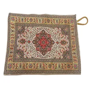 کیف دستی مدل زیپ دار طرح فرش کد 2564