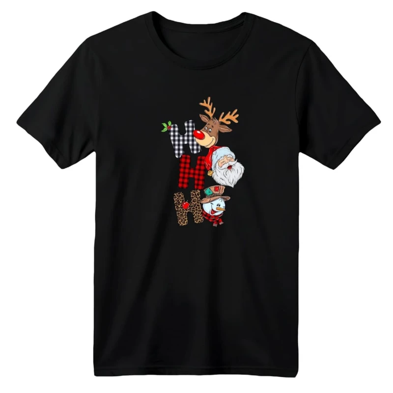 تی شرت آستین کوتاه بچگانه مدل گوزن کریسمس کد 21