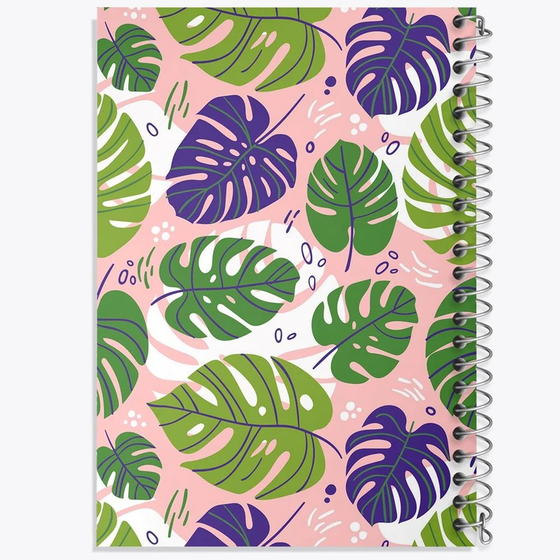 دفتر شطرنجی 50 برگ خندالو طرح برگ انجیری کد 28968