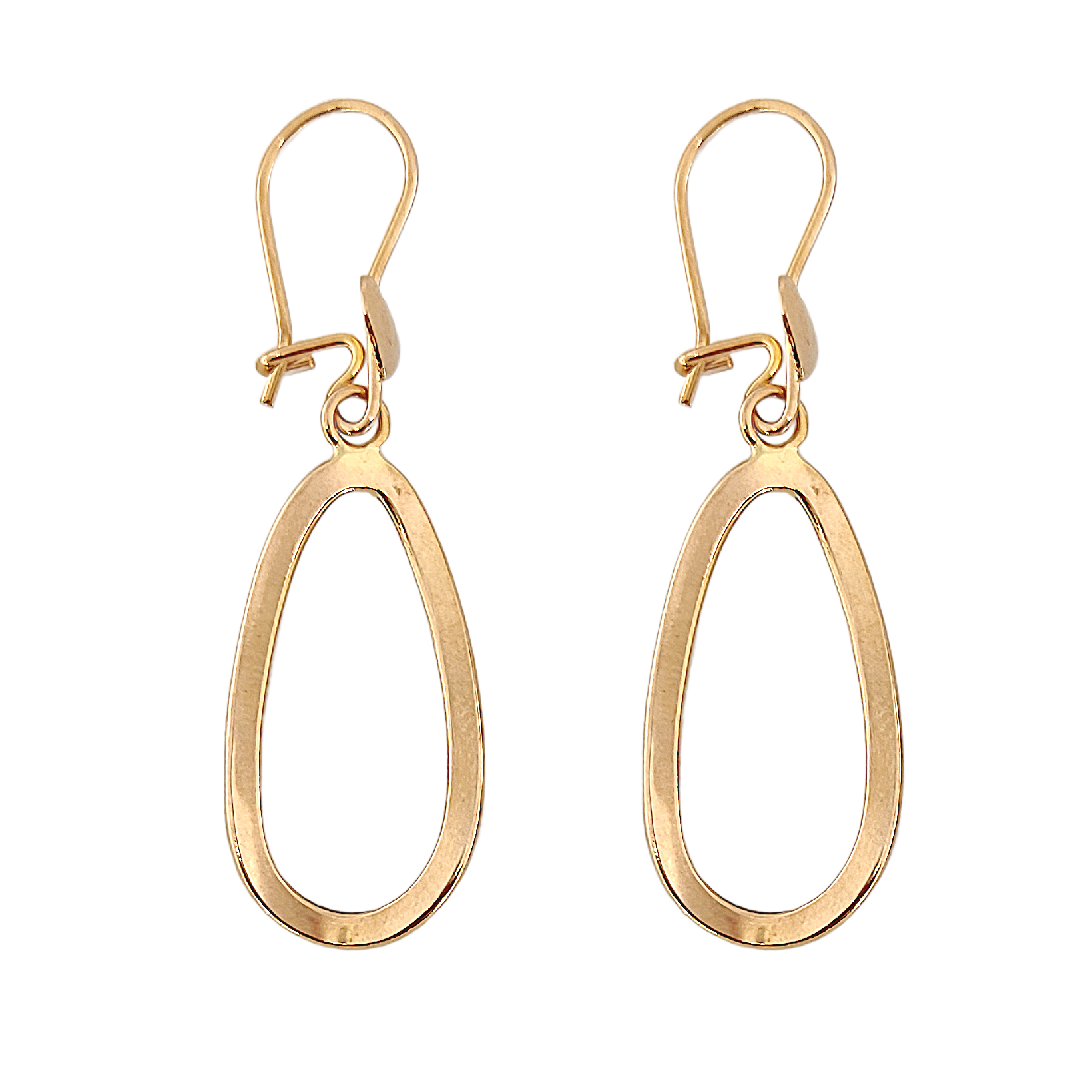 گوشواره آویز طلا 18 عیار زنانه طلا و جواهرسازی افرا مدل لوکس 170