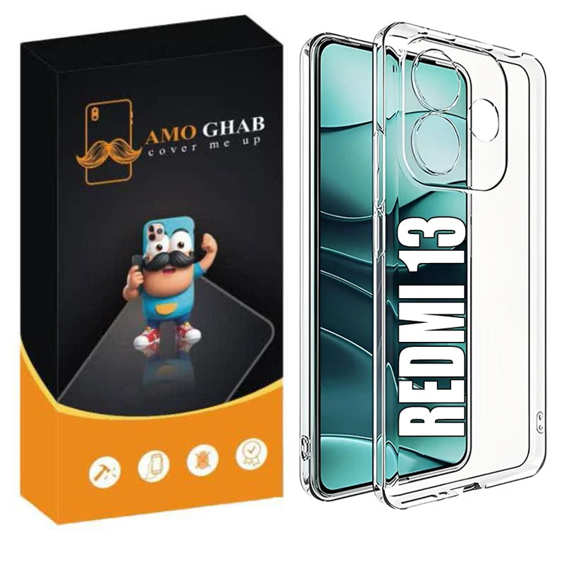 کاور عمو قاب مدل Crystal مناسب برای گوشی موبایل شیائومی Redmi 13