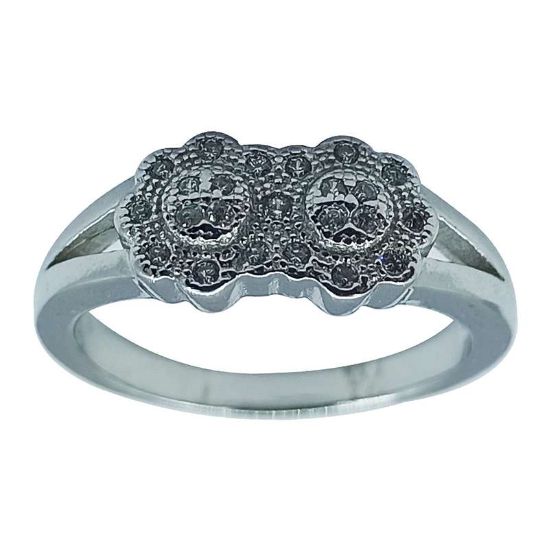 انگشتر نقره زنانه سلین کالا مدل برلیان ce-As233