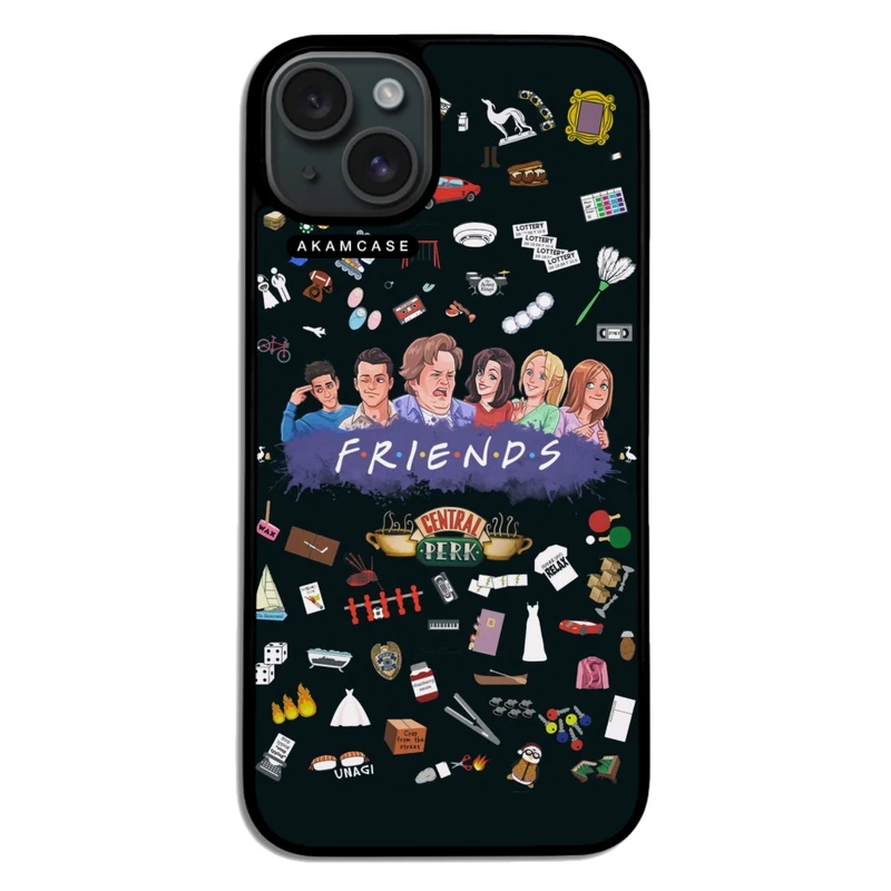 کاور آکام مدل AMCWA15PLUS-FRIENDS9 مناسب برای گوشی موبایل اپل iPhone 15 Plus