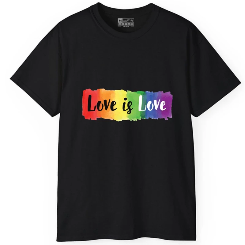 تی‌شرت آستین کوتاه مردانه پاد آفرین مدل کلمه انگلیسی کد 1889