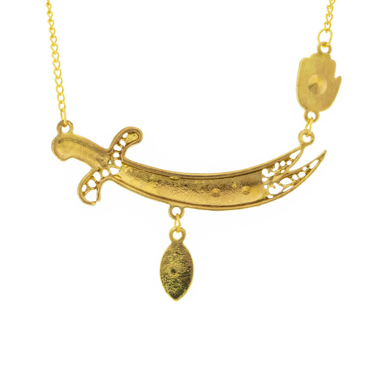 گردنبند برانت طرح شمشیر ذوالفقار امام علی گردنبند برانت طرح شمشیر ذوالفقار امام علی