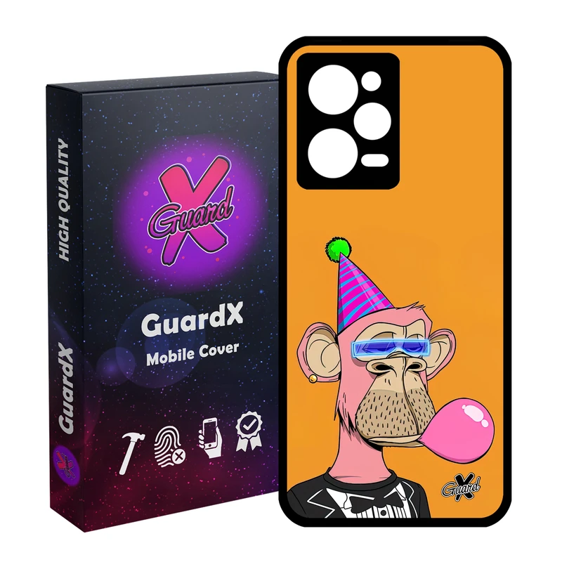 کاور گارد ایکس طرح میمون مدل Glass10433 مناسب برای گوشی موبایل شیائومی Redmi Note 12 Pro 5G/Poco X5 Pro 5G/Note 12 Pro Pro speed