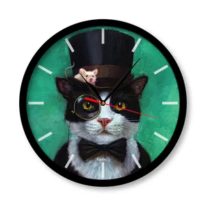 ساعت دیواری راویتا مدل گربه ها کد 3306