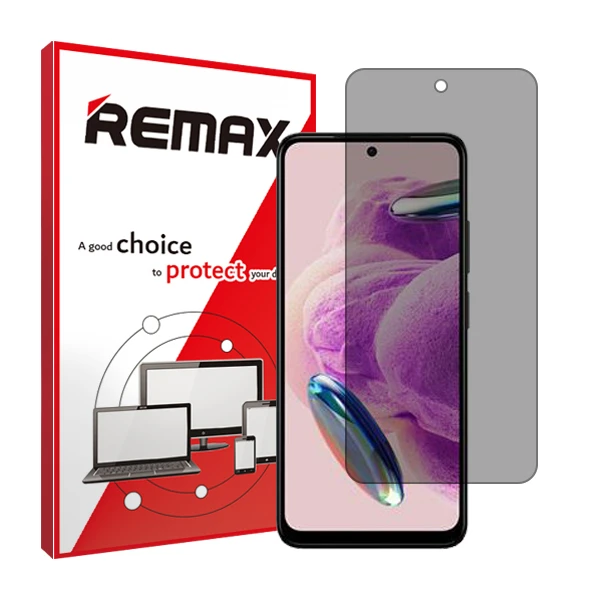 محافظ صفحه نمایش حریم شخصی ریمکس مدل Resistant مناسب برای گوشی موبایل شیائومی Redmi Note 12S