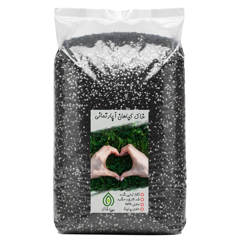 خاک گیاهان آپارتمانی مهیا خاک مدل 20LTR وزن 10 کیلوگرم