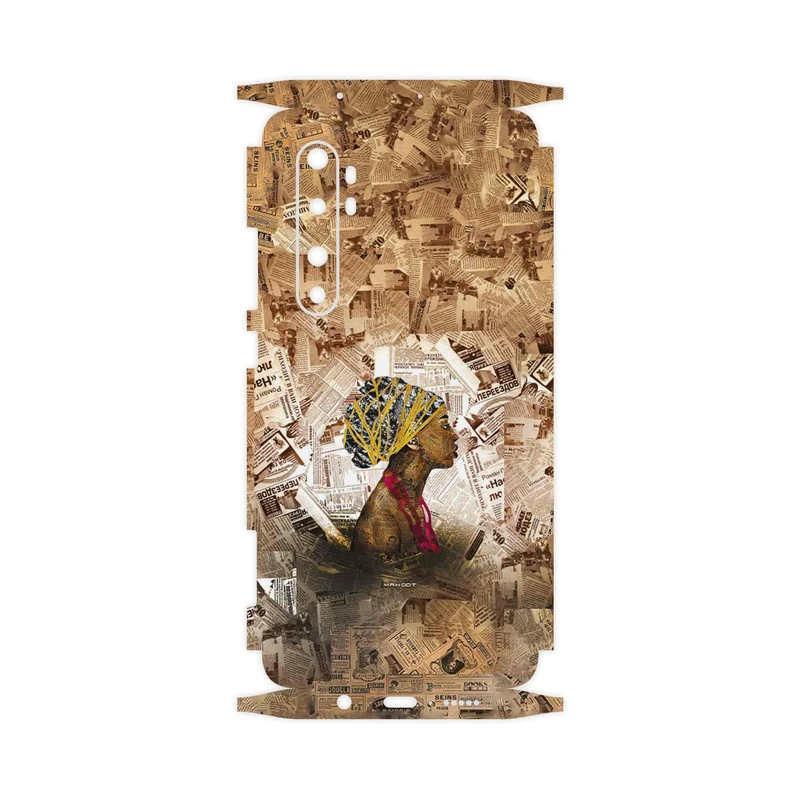 برچسب پوششی ماهوت مدل Collage of African Women-FullSkin مناسب برای گوشی موبایل شیائومی Mi Note 10 Lite