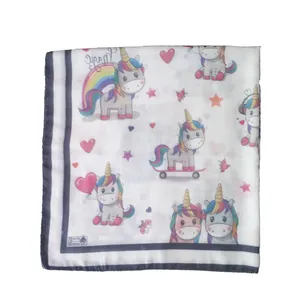 روسری دخترانه مدل اسب تک شاخ