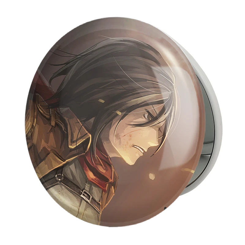 آینه جیبی خندالو طرح میکاسا اکرمن انیمه اتک آن تایتان Attack on Titan مدل تاشو کد 18516 