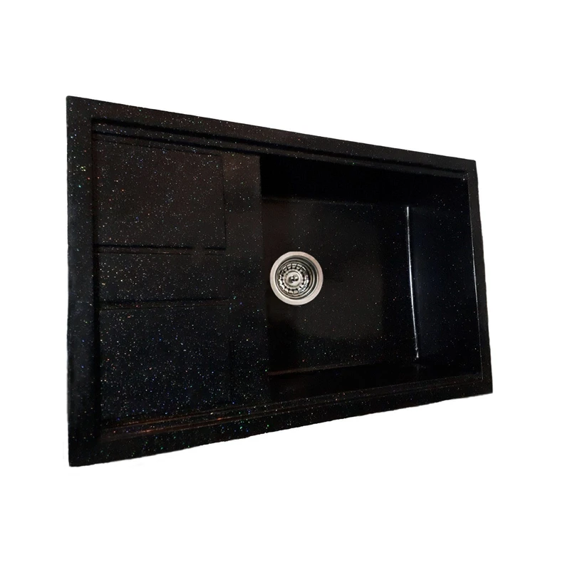 سینک ظرفشویی گرانیت توکار یک لگنه مدل MAK_ba80