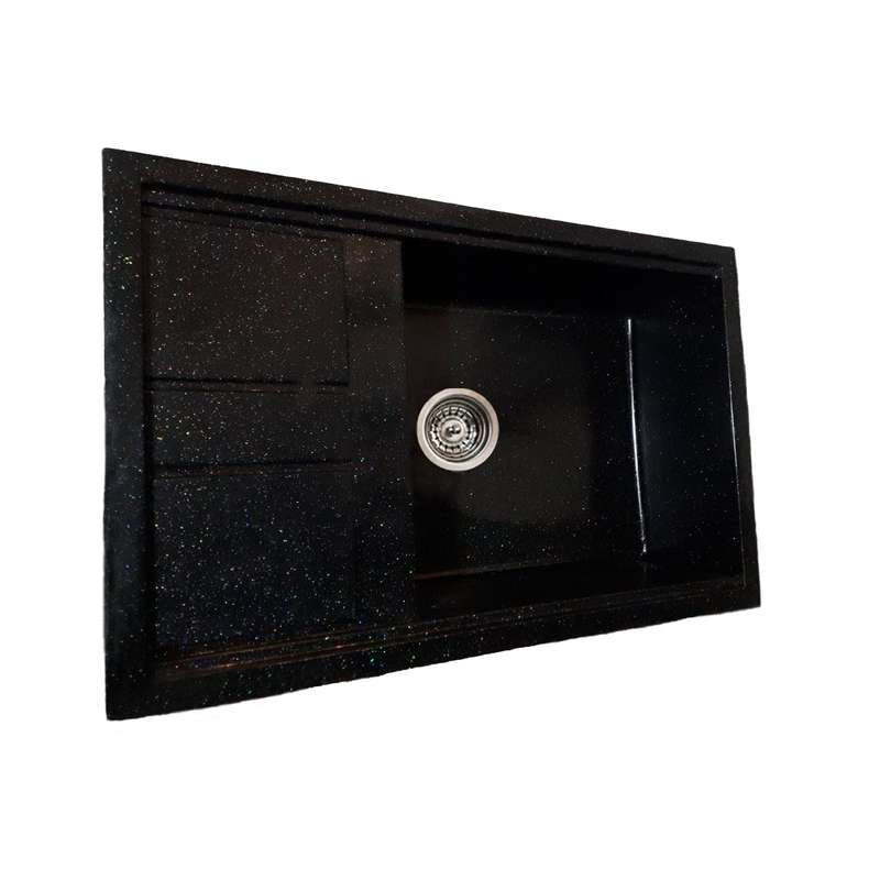 سینک ظرفشویی گرانیت توکار یک لگنه مدل MAK_ba80 سینک ظرفشویی گرانیت توکار یک لگنه مدل MAK_ba80