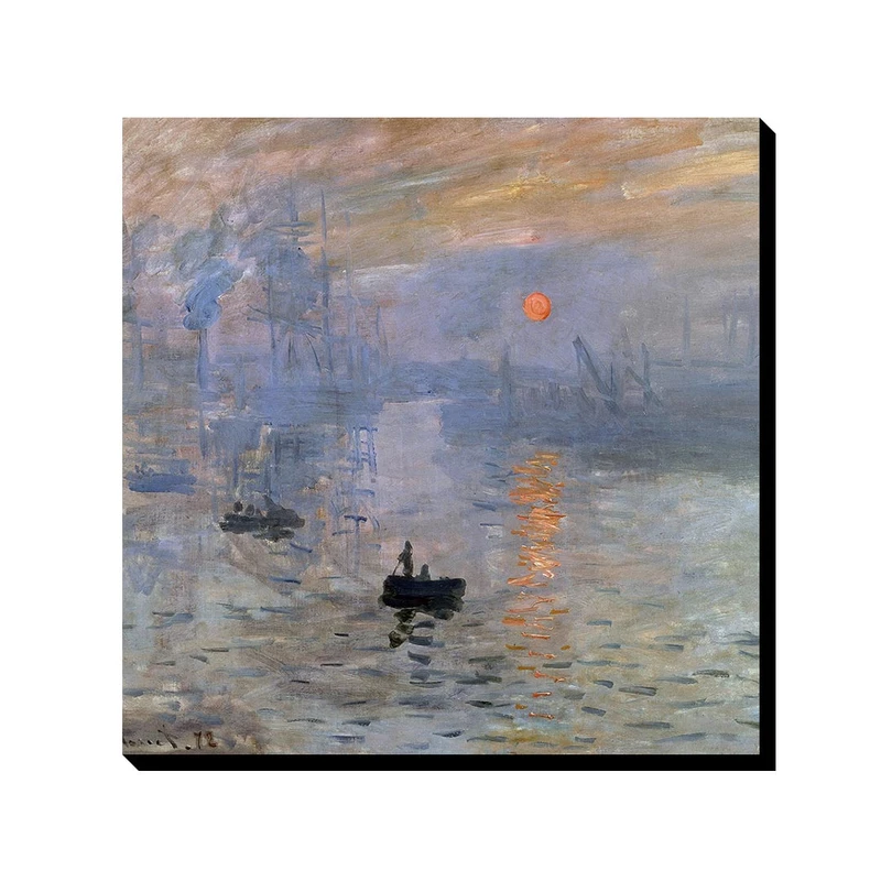 تابلو ترمه طراحان ایده طرح  اثری از طلوع آفتاب از مونه کد art0236