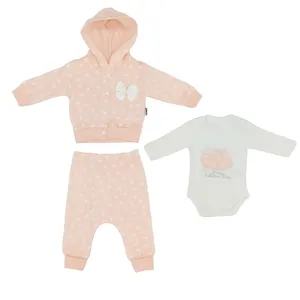 ست 3 تکه لباس نوزادی مدل Mcelci
