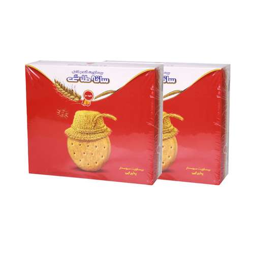 بیسکویئت ساقه طلایی مینو مدل پذیرایی - 700 گرم بسته 2 عددی