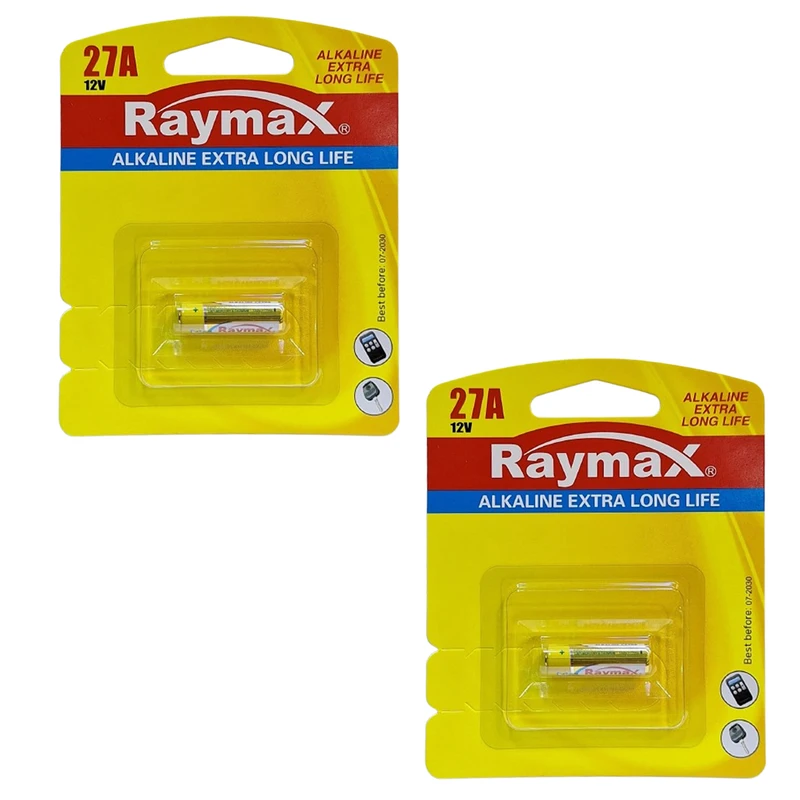 باتری 27A رایمکس مدل Alkalone extra long life بسته ۲ عددی