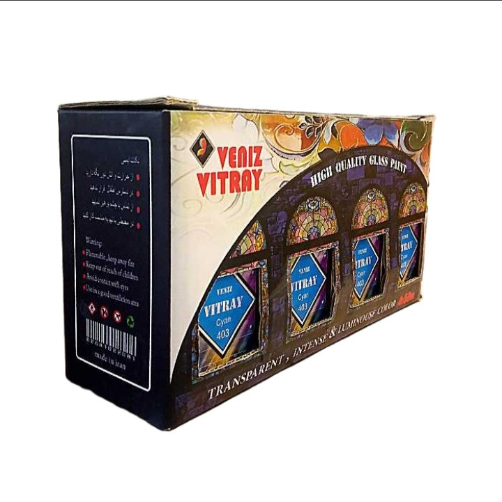 رنگ ویترای ونیز مدل 403 حجم 50 میلی لیتر مجموعه 4 عددی
