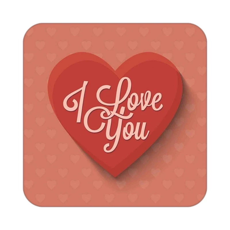 زیر لیوانی کاکتی طرح عاشقانه مدل mp40003