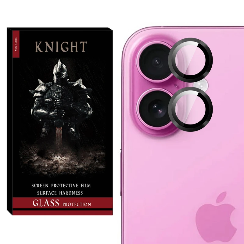 محافظ لنز دوربین فلزی نایت مدل RNG MTL KT مناسب برای گوشی موبایل اپل iPhone 17