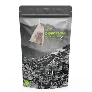  فیلتر چای ایلکا مدل کاغدی نخ دار بسته 60 عددی