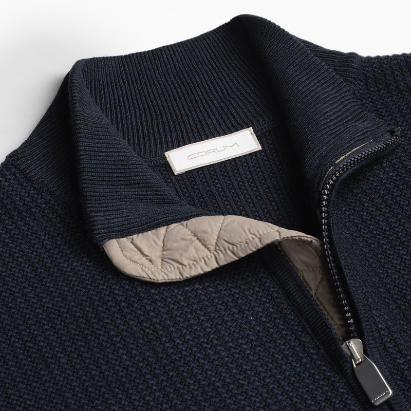 ژاکت مردانه کروم مدل زیپ‌دار 2521001