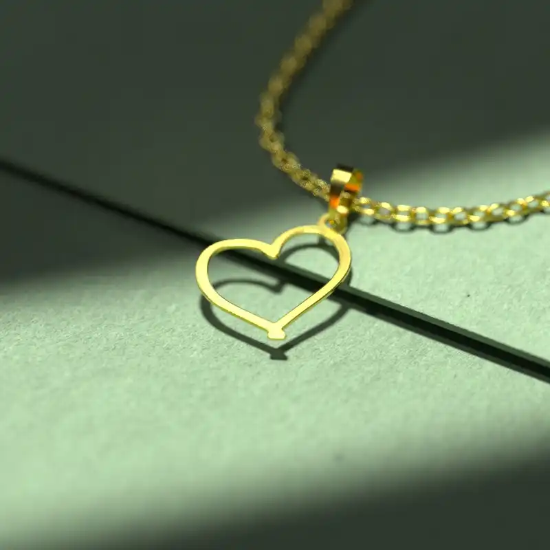 گردنبند طلا 18 عیار زنانه مدوپد مدل هندسی کد CA10766