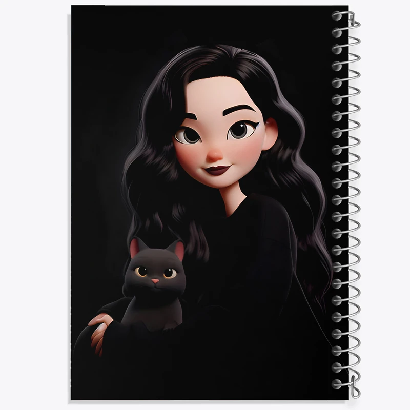 دفتر شطرنجی 50 برگ خندالو طرح دخترانه کد F7239