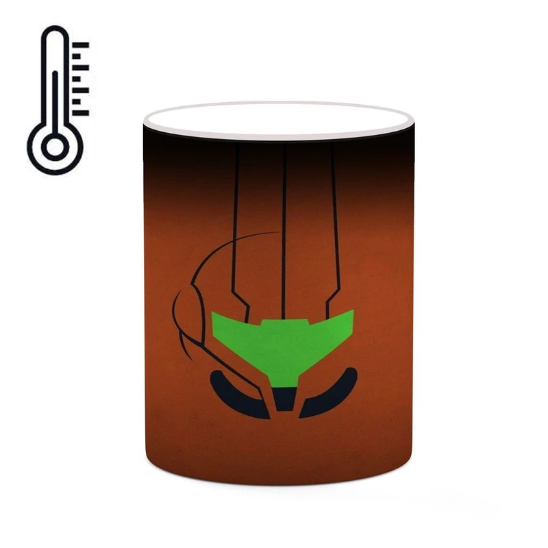 ماگ حرارتی کاکتی مدل بازی سوپر متروید Super Metroid کد mgh30685