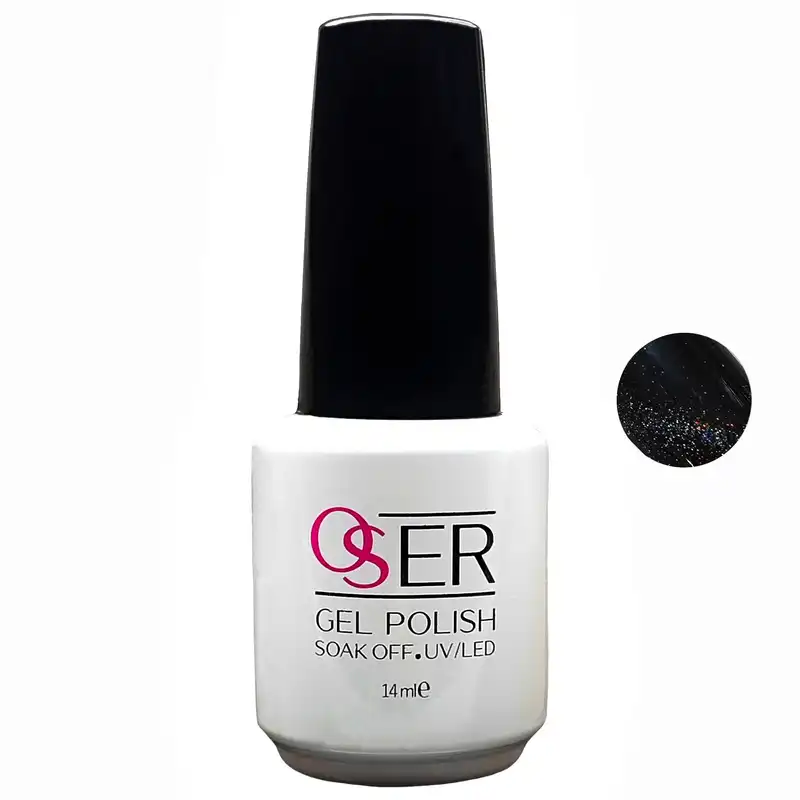 لاک ژل ناخن اسر مدل هلوگرامی کد H01