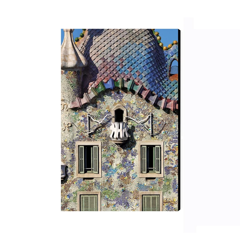 تابلو شاسی عرش طرح گردشگری اسپانیا مدل کازا باتیو یا خانه باتیو کد As6282