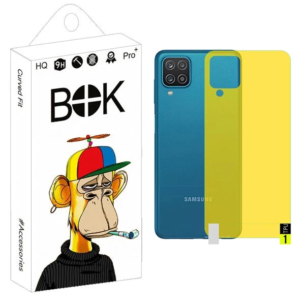 محافظ پشت گوشی بوک مدل Transparent TPU مناسب برای گوشی موبایل سامسونگ Galaxy A12 / A12 Nacho