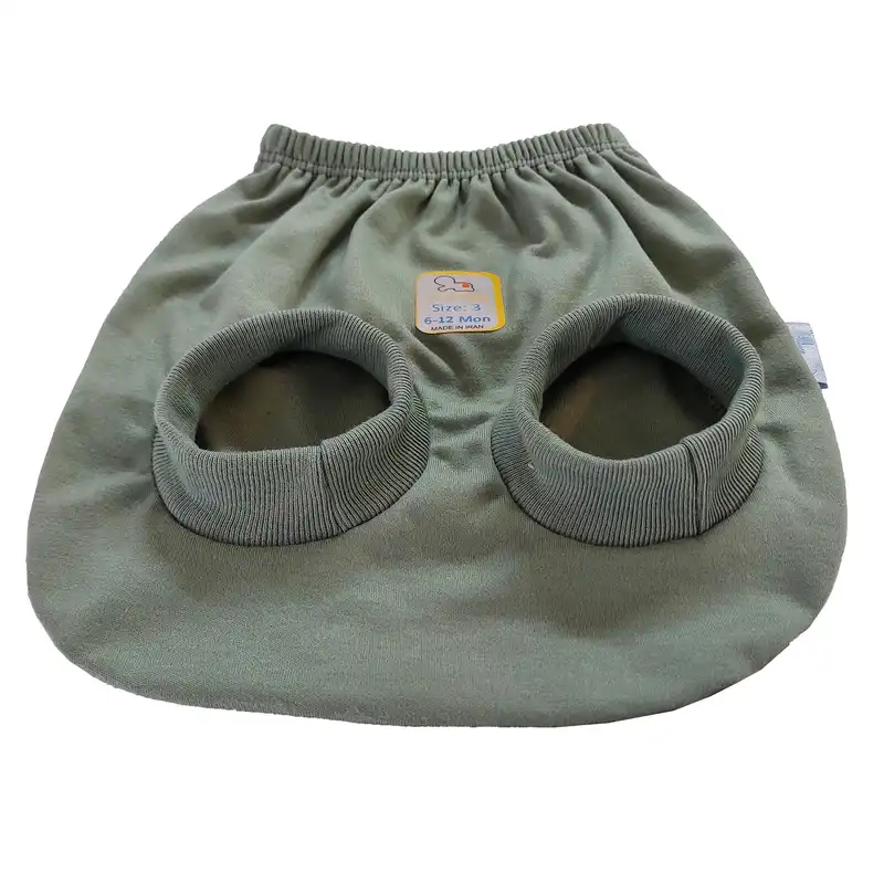 شورت نوزادی مدل عینکی کد GH114 رنگ سبز