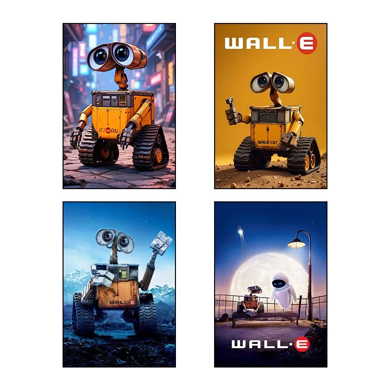 تابلو شاسي کارنيکا طرح E WALL کد 20903 مجموعه 4 عددی