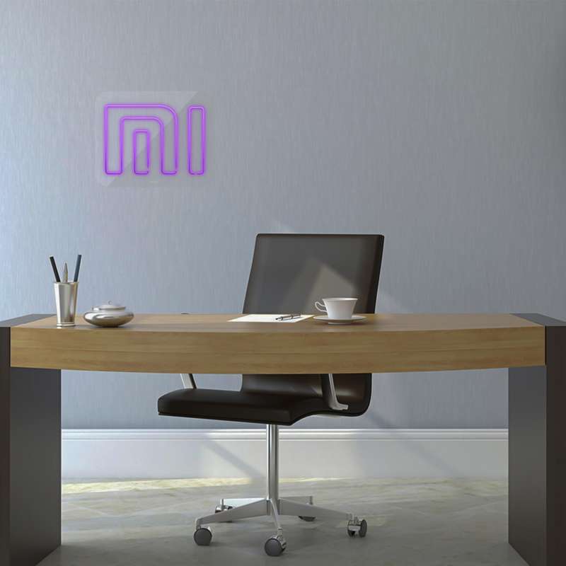 چراغ دیواری نئون دیزاین طرح Xiaomi-GL_PR