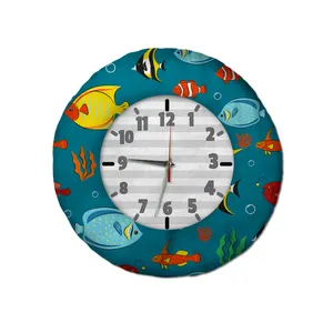 ساعت دیواری کودک شمسه نگار مدل ماهی