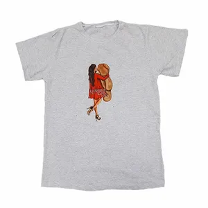 تی شرت آستین کوتاه دخترانه مدل نگین دار