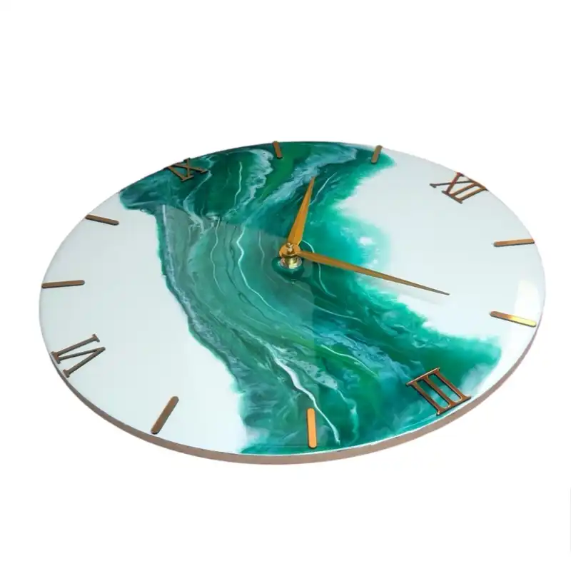 ساعت دیواری رزینی مدل ابروباد