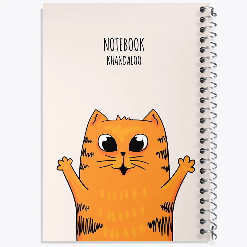 دفتر نت موسیقی 50 برگ خندالو مدل گربه بامزه کد N1566