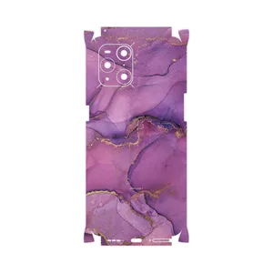 MAHOOT Purple Marble-FullSkin Cover Sticker for Oppo Find X3 Pro