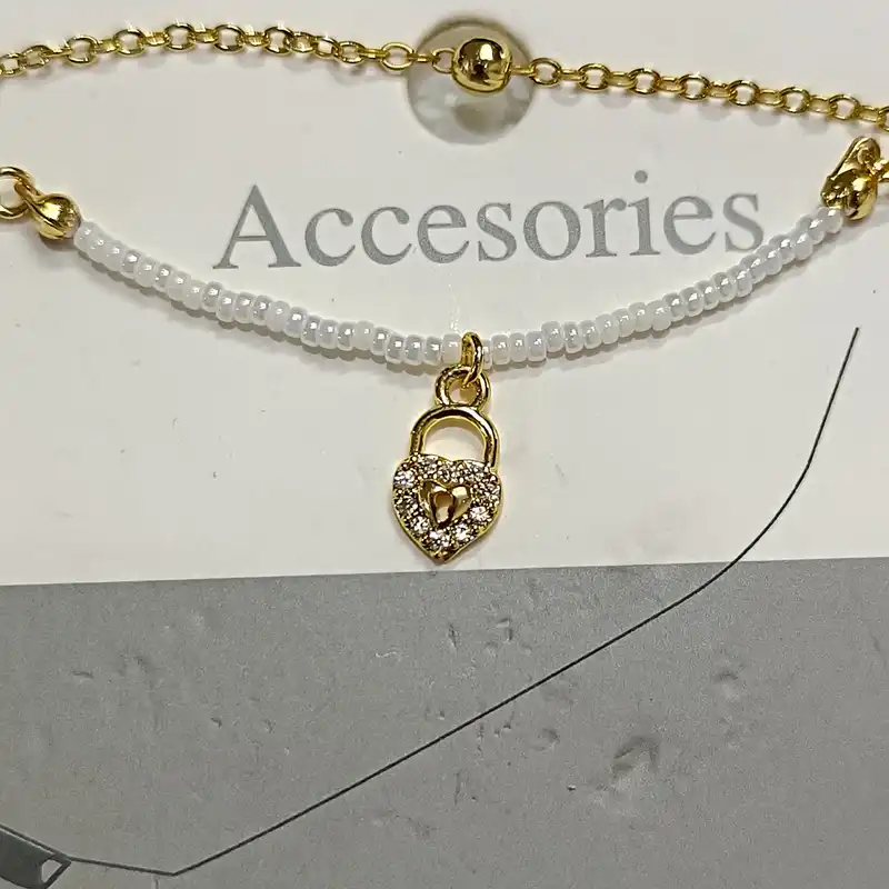 پابند زنانه اکسسورایز طرح قفل کد RKH_1694