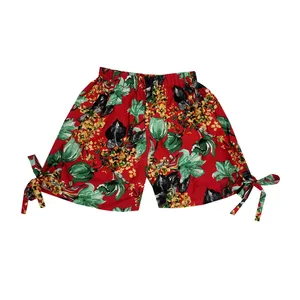 شلوارک زنانه مدل هورتانسیا رنگ قرمز