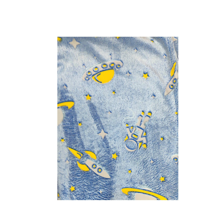 پتو مسافرتی شب نما  مدل فضانوردی  سایز 150x180 سانتی متر