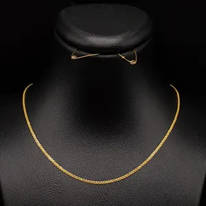 زنجیر طلا 18 عیار زنانه مدل 1EZ900