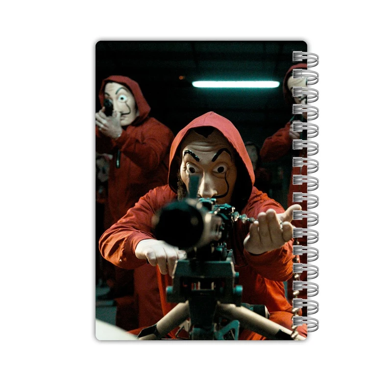 دفترچه یادداشت 50 برگ مدل Money Heist کد 2115