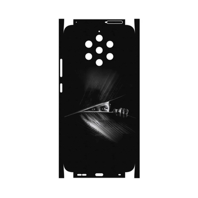 برچسب پوششی ماهوت مدل Black Portrait-FullSkin مناسب برای گوشی موبایل نوکیا 9 Pureview